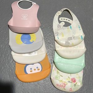 Silicone babies bibs